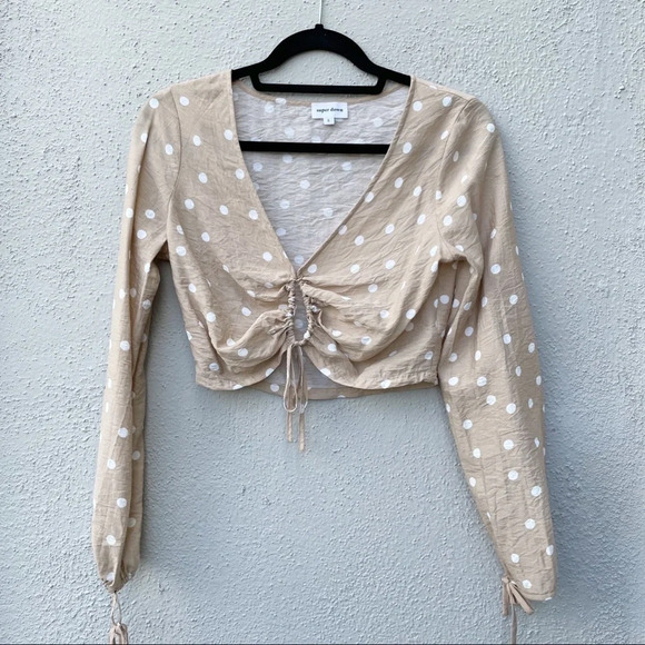 Revolve Superdown long sleeve crop top S - Picture 1 of 5